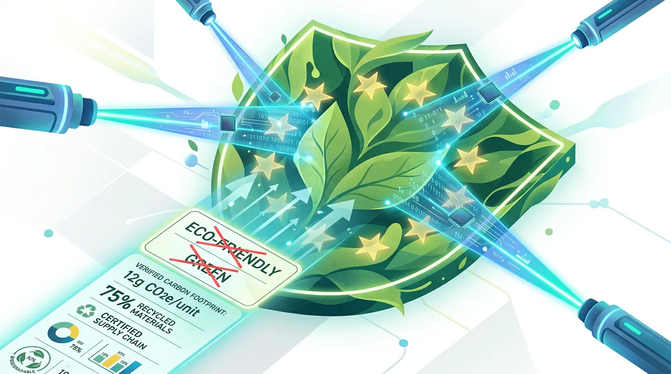 La directive européenne sur les allégations écologiques expliquée : comment les DPP protègent votre marque contre les sanctions