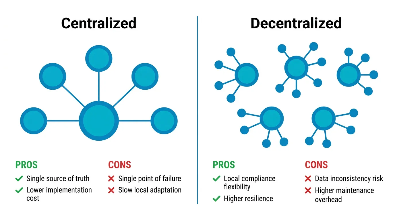 Centralized vs Decentralized Compliance
