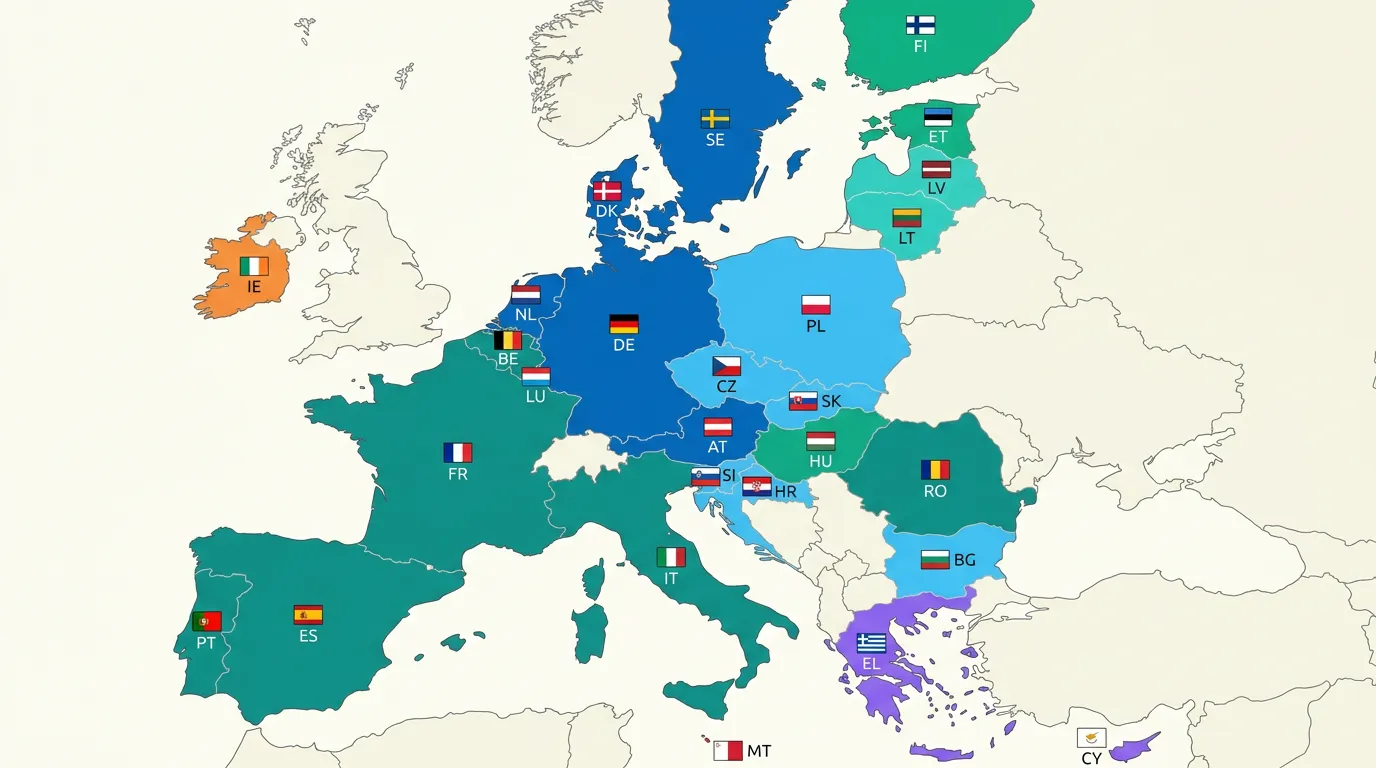 EU Language Requirements Map