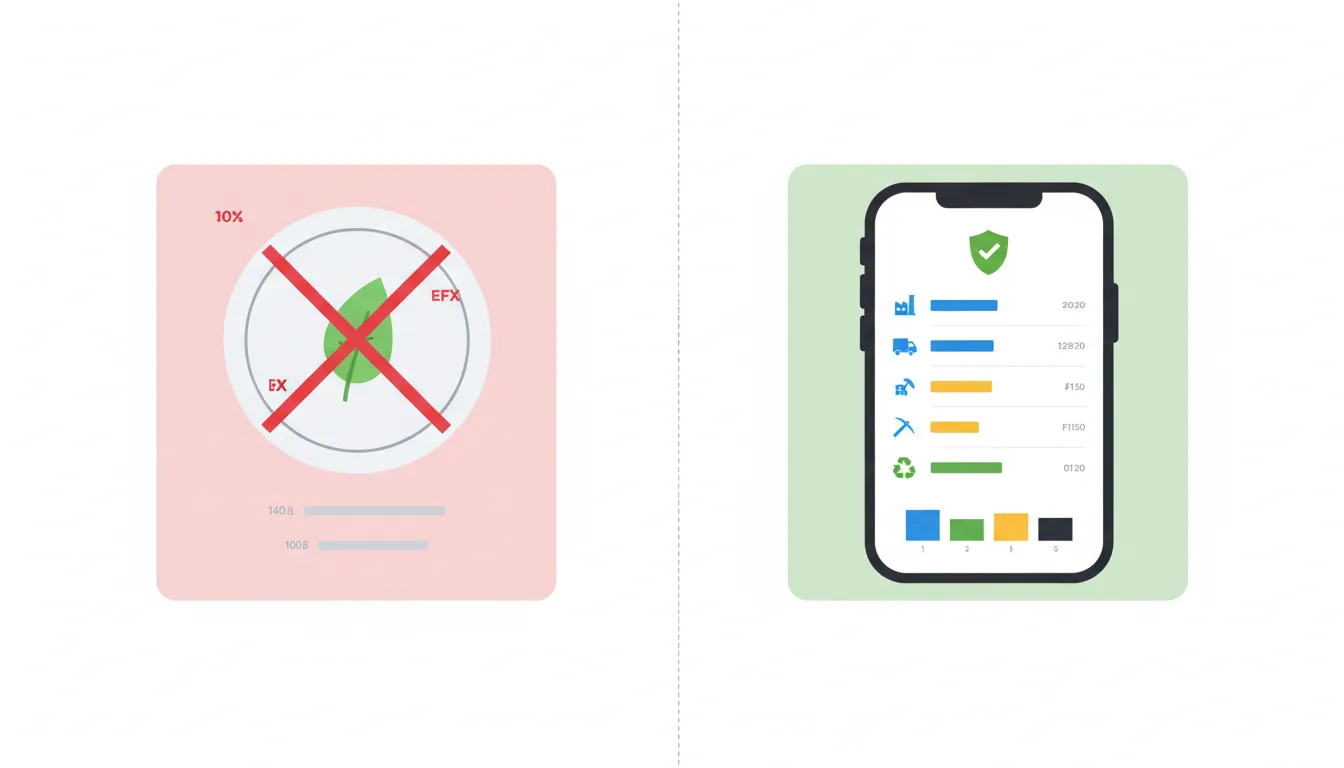 Carbon neutral badge vs detailed DPP carbon metrics