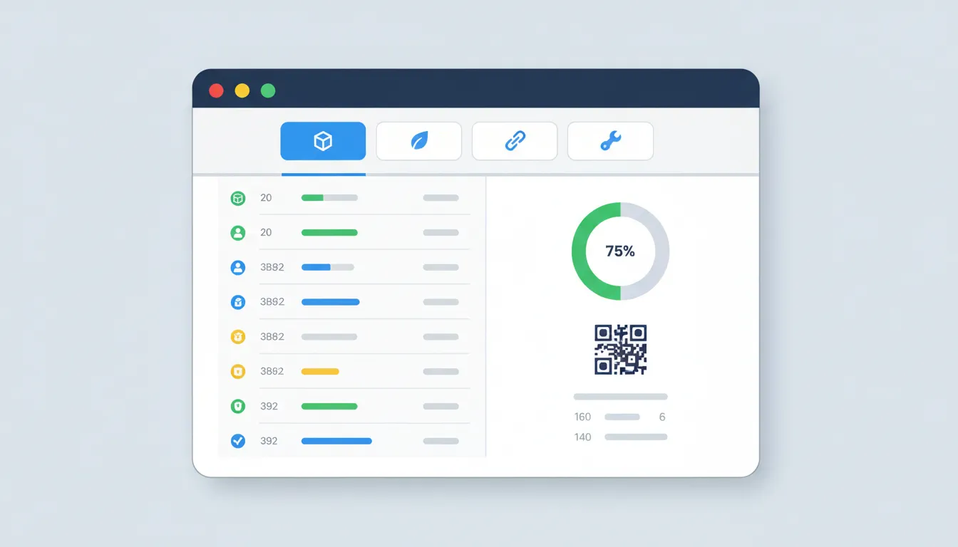 Digital Product Passport interface with verified data