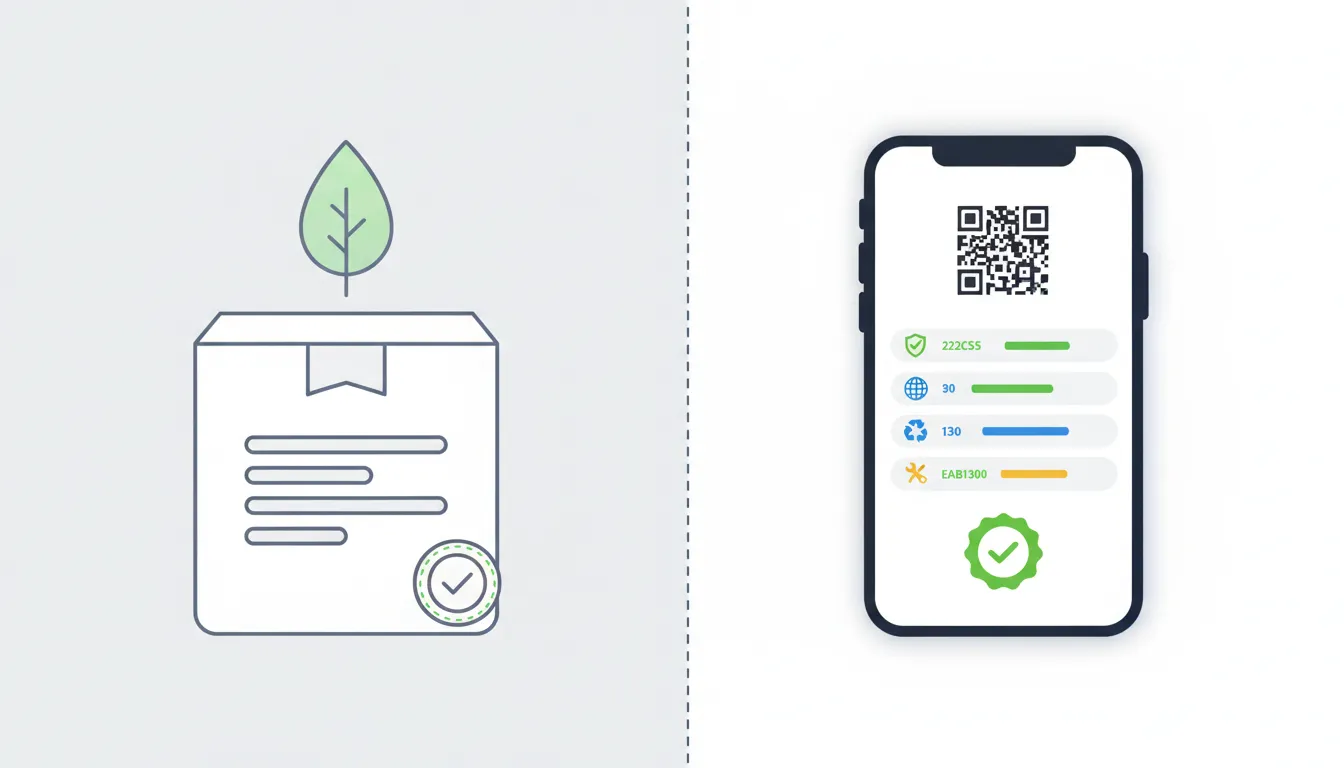 Greenwashing vs verified transparency comparison