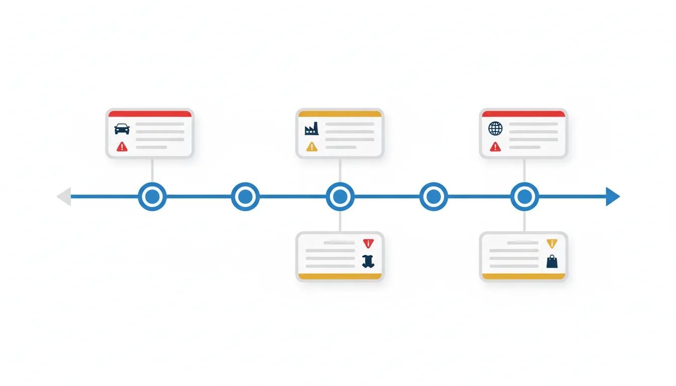 Major greenwashing scandals timeline 2015-2024