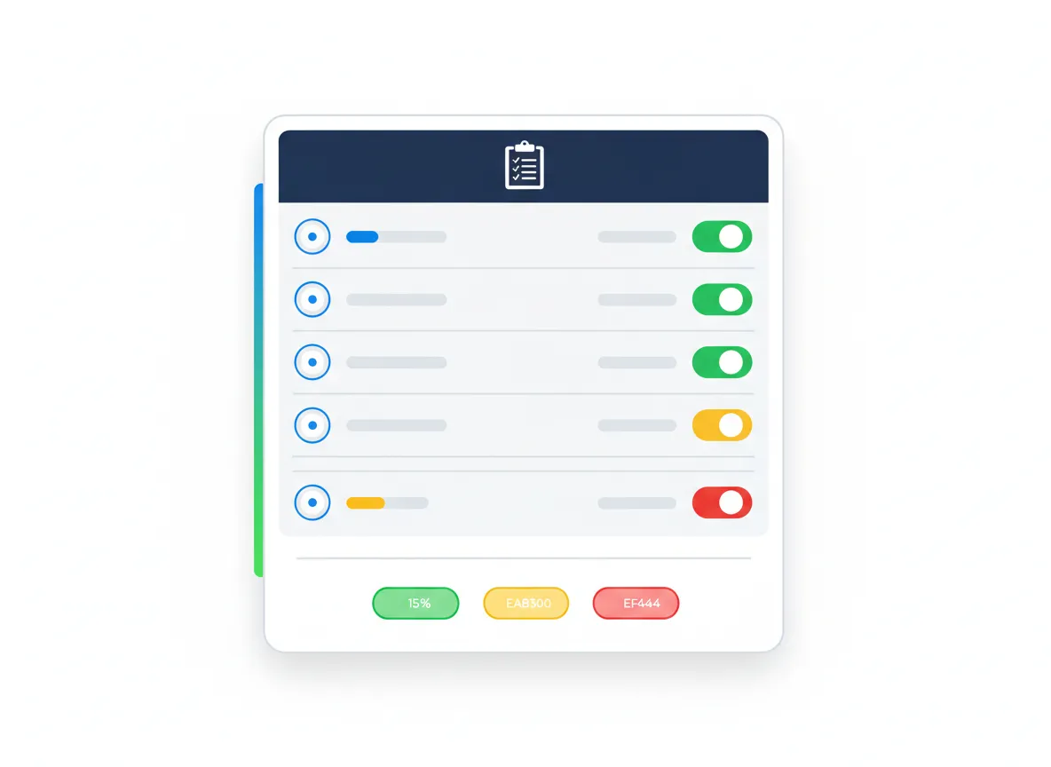 Greenwashing self-assessment checklist