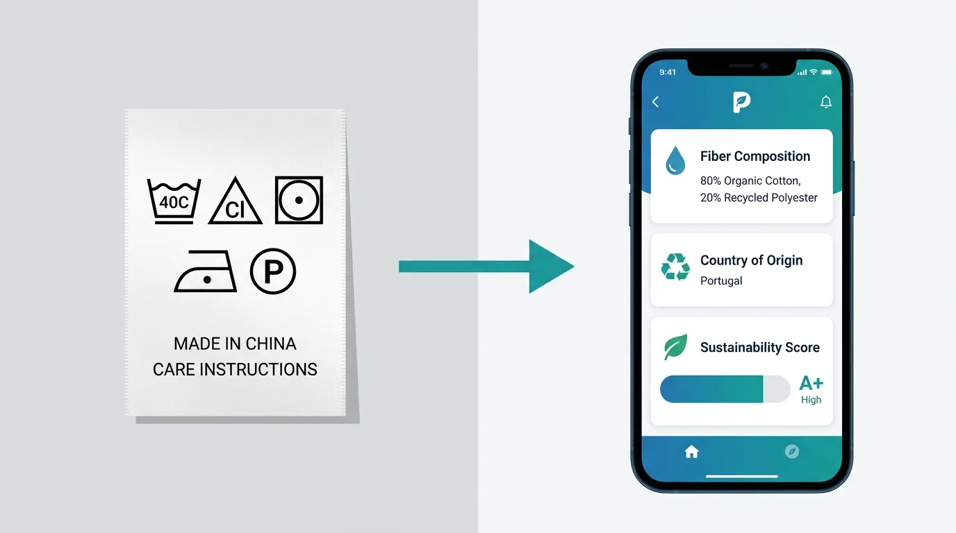 Vergelijking Traditioneel Etiket vs. DPP