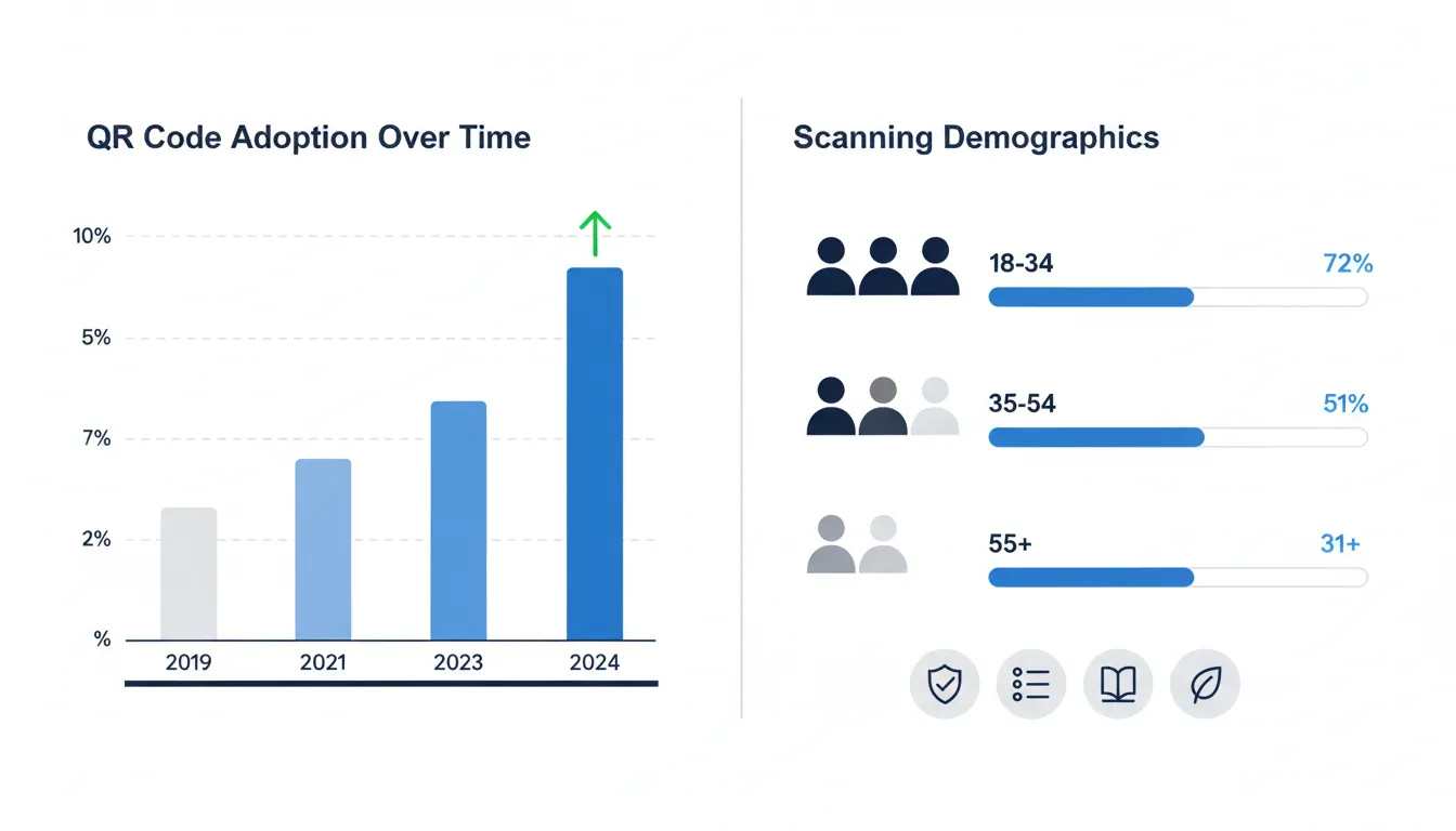 QR code scanning statistics and adoption trends
