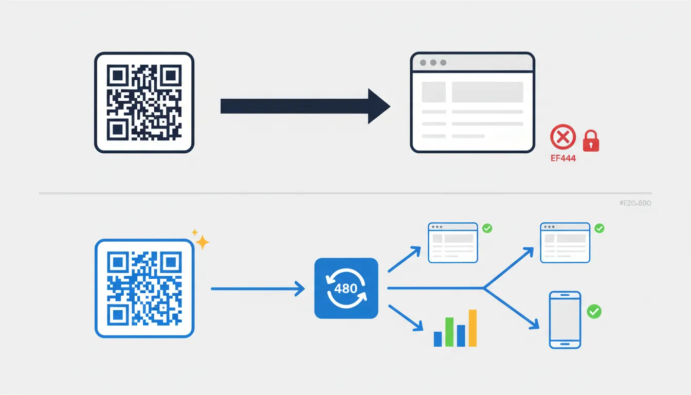 Static vs dynamic QR code comparison