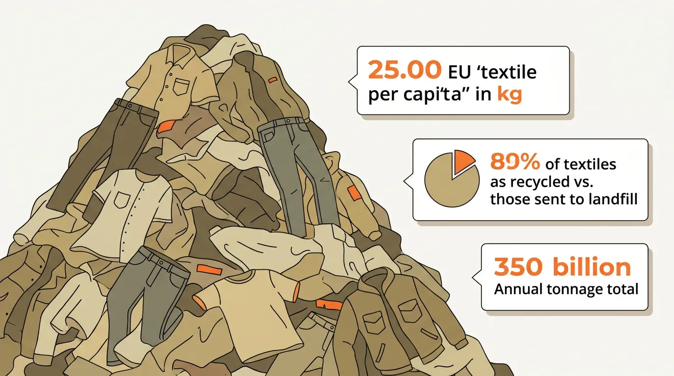 EU Textielafval Statistieken